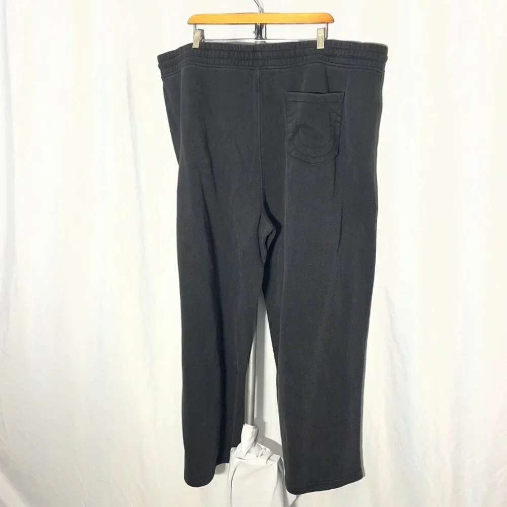True Religion Tiger Baggy Vintage Sweatpants Gray 3XL